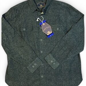 NWT Men's Freedom Foundry Chamois Flannel Shirt Size Large Color Olive Heather
